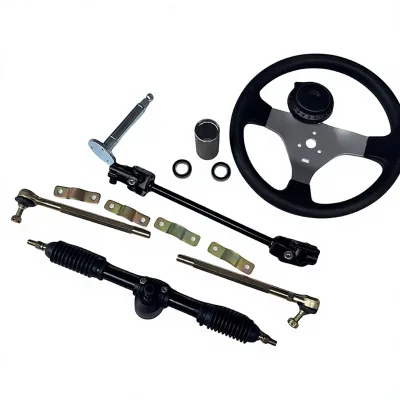 Modified Four-wheel Electric Beach Car Kart Accessories 345 Model Repair Replacement Steering Gear Steering Wheel Tie Rod Ball
