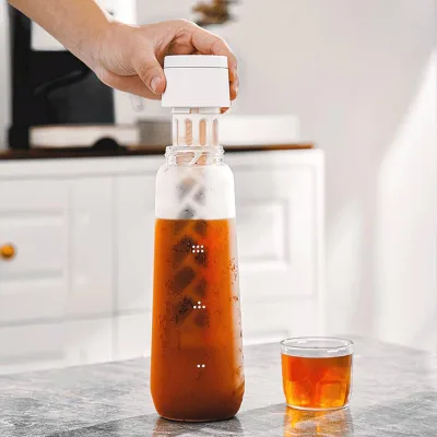 Ecofriendly Transparent Iced Coffee Maker & Tea Brewer Newest Cold Brew Coffee Makers with Factory Price