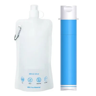 Large Filtration Capacity Water Filter Straw Camping Survival Water Filter Outdoor