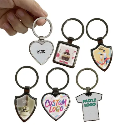 High Quality Stainless Steel Metal Keychain Hot Selling Key Chain Different Design keychain plain metal