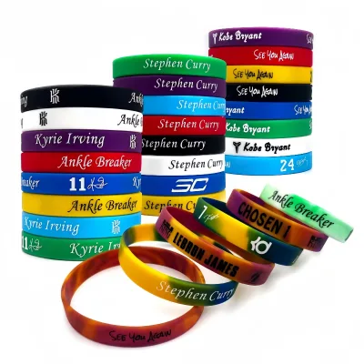 Advertising Gift Silicon Wristband Custom Rubber Bracelet Wholesale Custom One Direction Funny Silicone Wristband