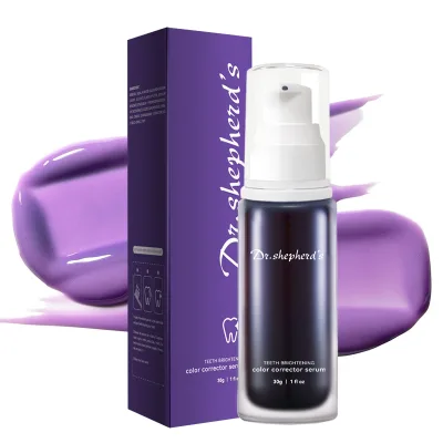 Customizable Unique Purple Whitening Toothpaste Powerfully Brighten Teeth Quickly Removing Stains Toothpasre