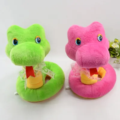 20cm Height Pink Plush Snake Stuffed Animal Toy, Best Made Toys Stuffed Animals, Soft Toy Snake