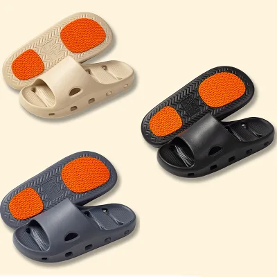Soft Abrasion Resistance Breathable Flexible Soft Men Slippers Customized Simple Style Cost-effective Popular Male Slippers