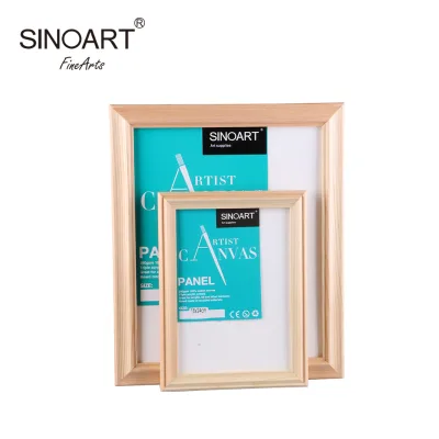 SINOART DIY Frame Color Painting Art Canvas Panel Wood Frame Set ,Wooden Photo Frames