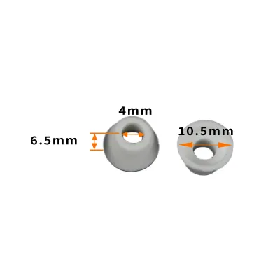 Bowl Shaped Ceramic Beads, Heat-resistant Insulating Ceramic Beads