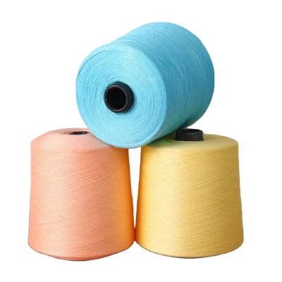 NM48/2 NM50/2 ANTIPILLING 72%ECOVERO VISCOSE 28%PBT HIGH TWISTED CORE SPUN YARN for SUMMER SWEATER