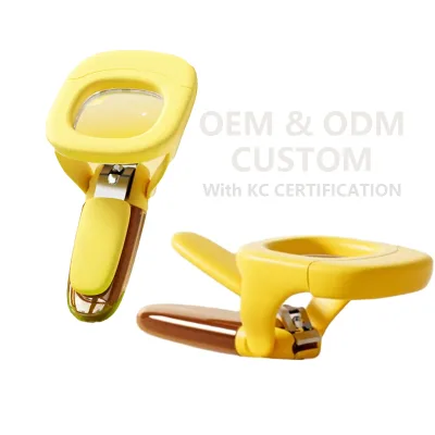 Hot Selling Products Baby Nail Cutter Manicure Pedicure Scissors Baby Nail Trimming Kit Nail Clipper With Light
