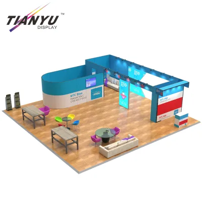 Trade Show Display Luxury Modern LED Screen Booth for Trade Shows New Indoor Expo Fair Reusable Booth with Engagement Ideas