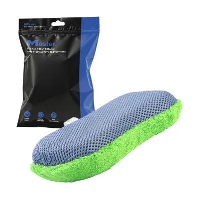 Eco Friendly Material Microfiber Car Wash Mitt for Sustainable Auto Care Cleaning