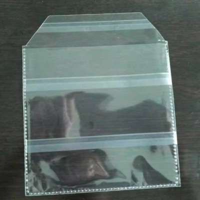 Clear CPP CD DVD Envelope/Disc CD Sleeves Pocket With Flap
