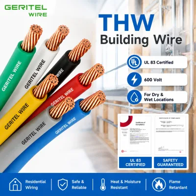 Factory Direct Supply Thw 90 Cable High Performance Building Wire with Reliable Conductivity and Customized Solutions