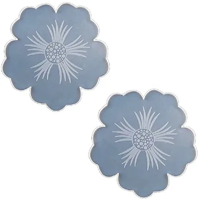 OEM Custom Flower Shaped Custom Kitchenware Wholesale Resin Mug coaster Resin Coasters Set Cup Mat Resin coaster Mold