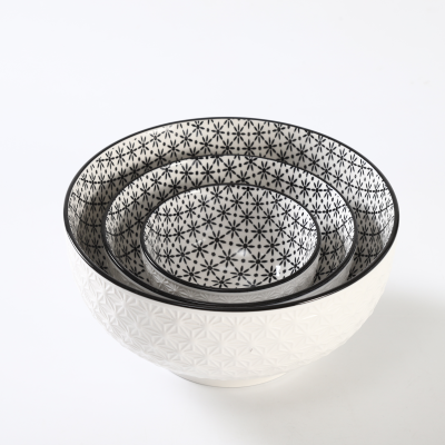 Ribbed Serving Bowl Rice Bowls