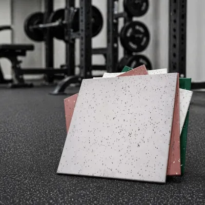 Free Samples Luxury PVC Rubber Floor Tile Non Toxic Tasteless Modern Style PVC Flooring Mat for Gym Office and Dance Room