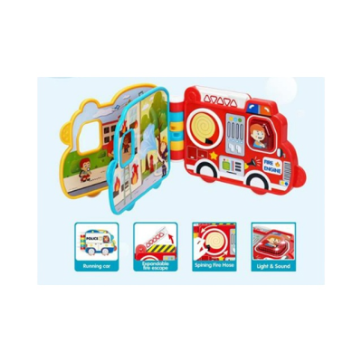 Kid Early Education Learning E-book Interactive Learning Car Books for Kids Children