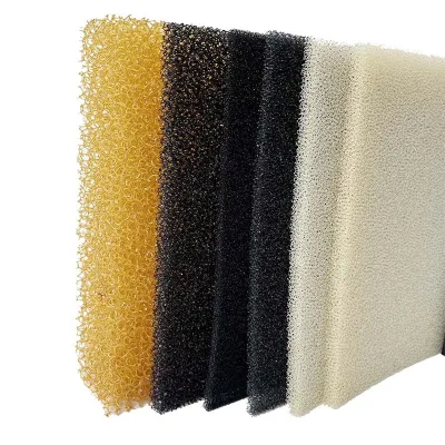 10 Ppi 30ppi Bio Sponge Water Filtration Dust Water Open Cell Reticulated Roll Polyether Filter Foam