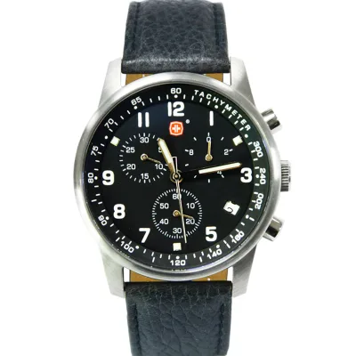 Custom Logo Men's Pilot Watch Luxury Stainless Steel Water Resistant Crystal Automatic Chronograph Limited Edition SEIKO