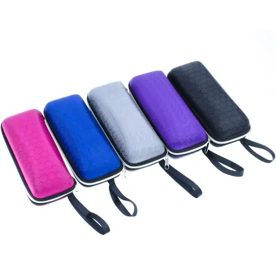 2026 Trend Custom Logo Rectangle Fashionable Protective Glasses Box Lanyard Zipper Cartoon Pattern Hot Sell