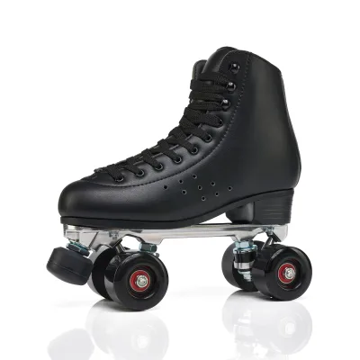 2024 Factory Wholesale Adult Roller Skating Shoes Four Wheels Flashing Ice Skates Adjustable Inline for Outdoor Users