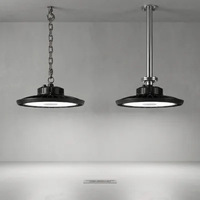 High Bay Light IP65 Aluminum Warehouse Workshop Lighting Remote Control 5000K 150W