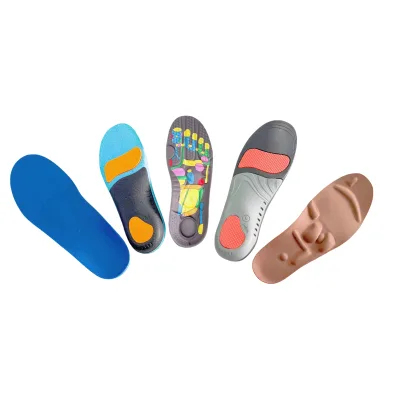 Heated Insole Tpe Tpr Croppable Moldable Heat Making Design Easy Friendly Arch Support Sports Shoe Gel Sneaker Insole Foot Pads