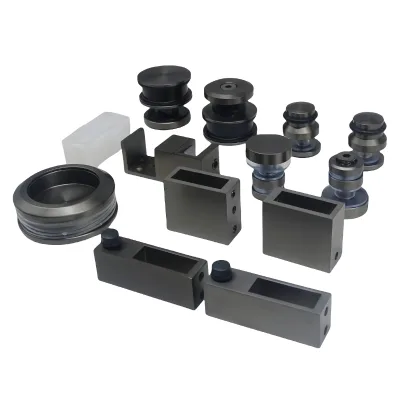 Kensharp Hot Sale New Color Gun Grey Sliding Door Kits/ Systems Bathroom Accessories Glass Fittings