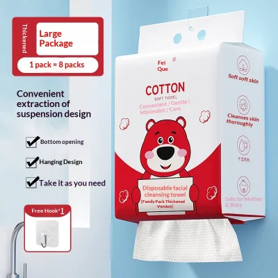 Disposable Bottom Pull Facial Tissue Pure Thickened Hanging Soft Cleaning Tissue Personal Care Wholesale Factory