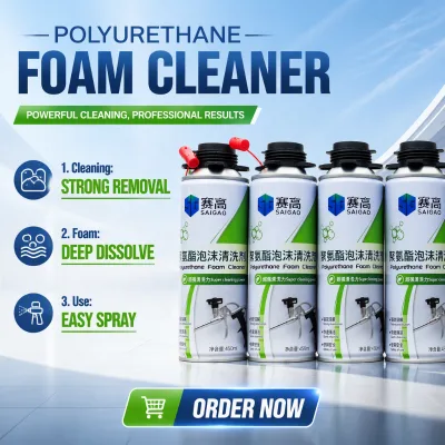 All-Metal Extended Foam Gun Cleaner Easy Clean Specialized for Door and Window Sealing Polyurethane Foam Sealants