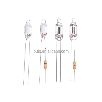 Miniature Neon Lamp 3mm 4mm 5mm 6mm Neon Bulb Indicator Lamp Signal Light Bulb