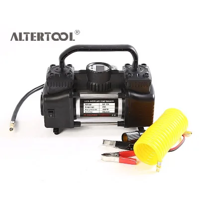 Hot Sale 12v Portable Digital Display Air Pressure Pump with Light From Altertool - Compatible with High/Low Pressure Inflation