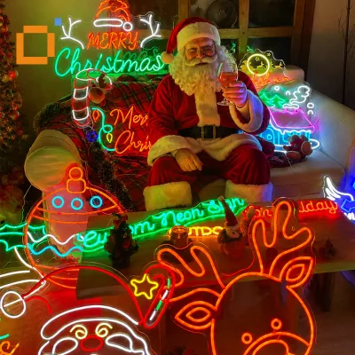 Rgb Neon Light Strip Flexible LED Rope Light Custom Glowing Decoration Lighting Storefronts Shop Window Commercial Advertising