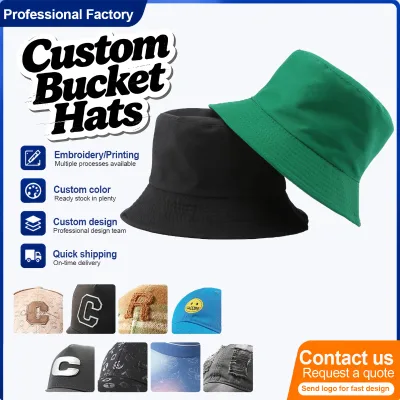CMAX Custom Promotional Bucket Hat Printed Logo Fisherman Cap Corporate Event Brand Merchandise Bulk