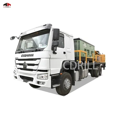Hydraulic DTH Water Well Drilling Rig with Air Compressor