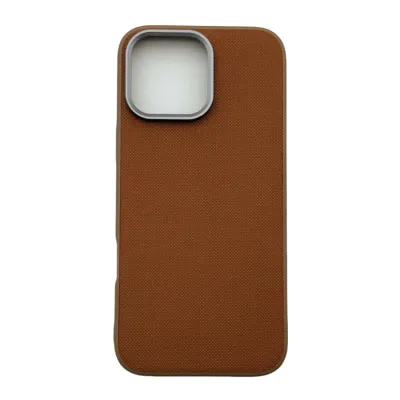 Custom Label TPU+Leather+Metal Shockproof Mobile Cover for 16 for Flip 5 & for 15 Pro Max with Luxury Design