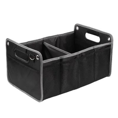 Heavy Duty Car Trunk Organizer Collapsible Car Storage Organizer Multi Compartment Car Organizer for SUV