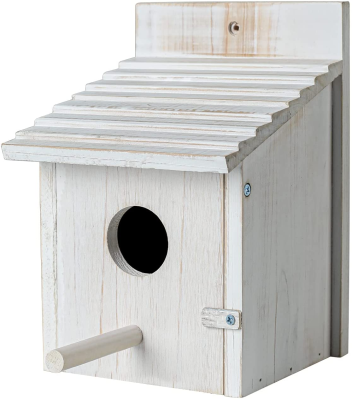 Wooden Garden Wooden Hanging Birdhouses Bird House for Outside with Pole