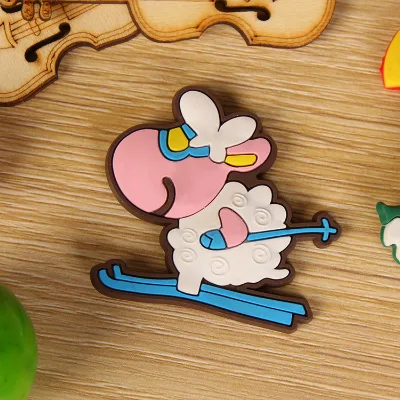 Custom Soft Rubber sticker sheep rubber sticker