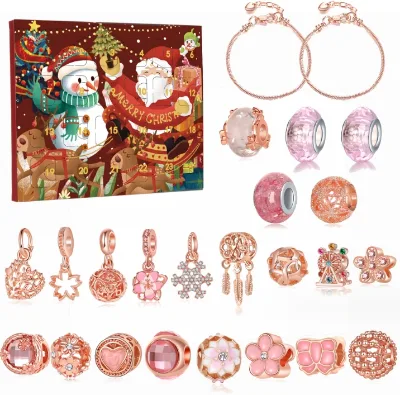 Christmas Gift Diy Bracelet Making Kit With Luxury Beads Kit De Fabrication De Bracelet for Kids