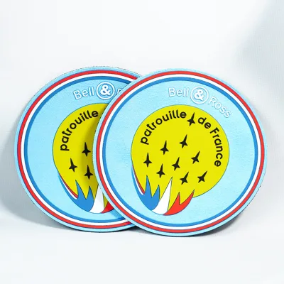 2026 for World Cup Custom Football Jersey Badges Water-Washable Magnetic Silicone Iron-On Labels Rectangle Pattern