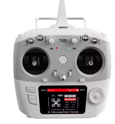 RadioLink T12D 12 Channels RC Transmitter 2.4GHz with R16F Receiver Remote Controller for FPV Drone Fixed Wing Airplane CarT12D