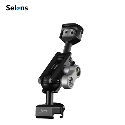 Selens Aluminum Alloy Dual Ball Head Articulating Magic Arm Mount with 1/4" Screw and NATO Clamp for Camera Monitor Cage