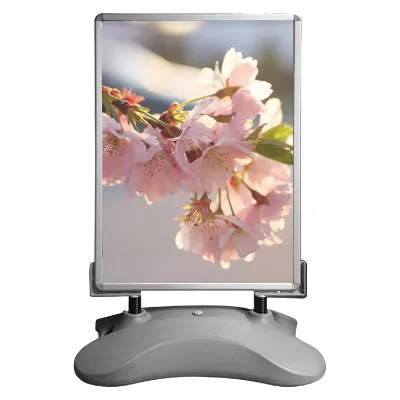 Outdoor advertising poster stand