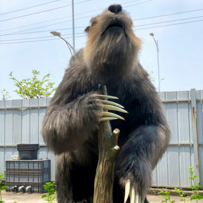 Simulation Large Sloth Move Animals Decoration Animals Sculpture Amusement Park Statue
