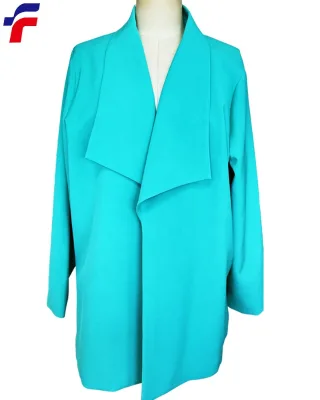 Women Plus Mama Size Women Jacket with Bi-stretch Polyester Rayon Fabric