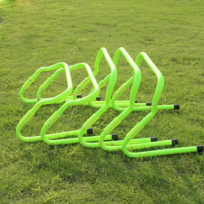 Adjustable Folding Yellow Plastic Agility Hurdle Frame Football Training Equipment Jumping Hurdle Lifting Sensitive 15/23cm