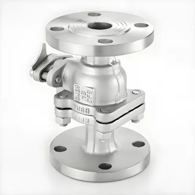 High quality flange ball valve 304 stainless steel factory price Linggong brand