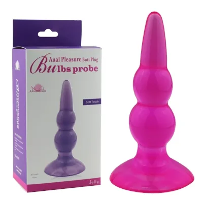 Anal Pleasure Butt Plug Anal Beads Silicone IPX5 Waterproof Beginner Small Diameter Personal Massager Sex Toy