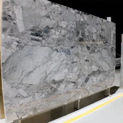 Chinese High-quality Natural Stone Panda Gray Marble for Modern Style Customizable Villa Apartment Indoor Countertop Kitchen