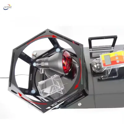 Professional Six-Sided Rotatable Solar Film Heating Lamp Sample Display Car Window Film Tester Heat Testing Equipment